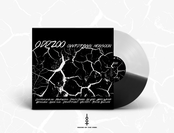 ODDZOO - Overdriven Monsoon Gtfold LP (Half/Half Black & White