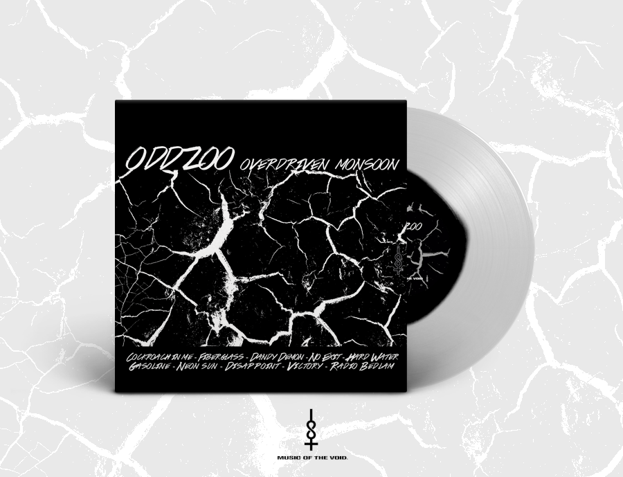 ODDZOO - Overdriven Monsoon Gtfold LP (Colour in Colour w/ Crystal Clear & Black)
